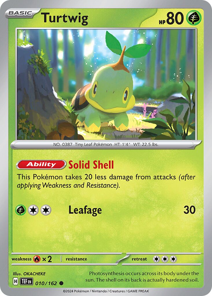 Turtwig 010/218 — Temporal Forces (English Pokémon TCG card)