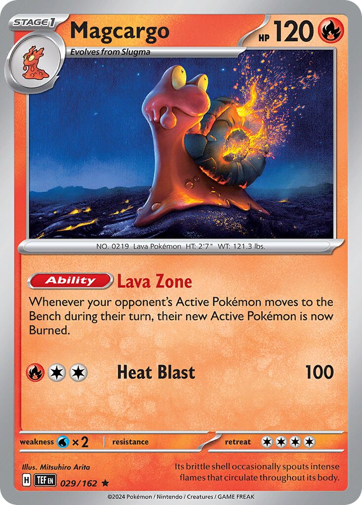 Magcargo 029/218 — Temporal Forces (English Pokémon TCG card)