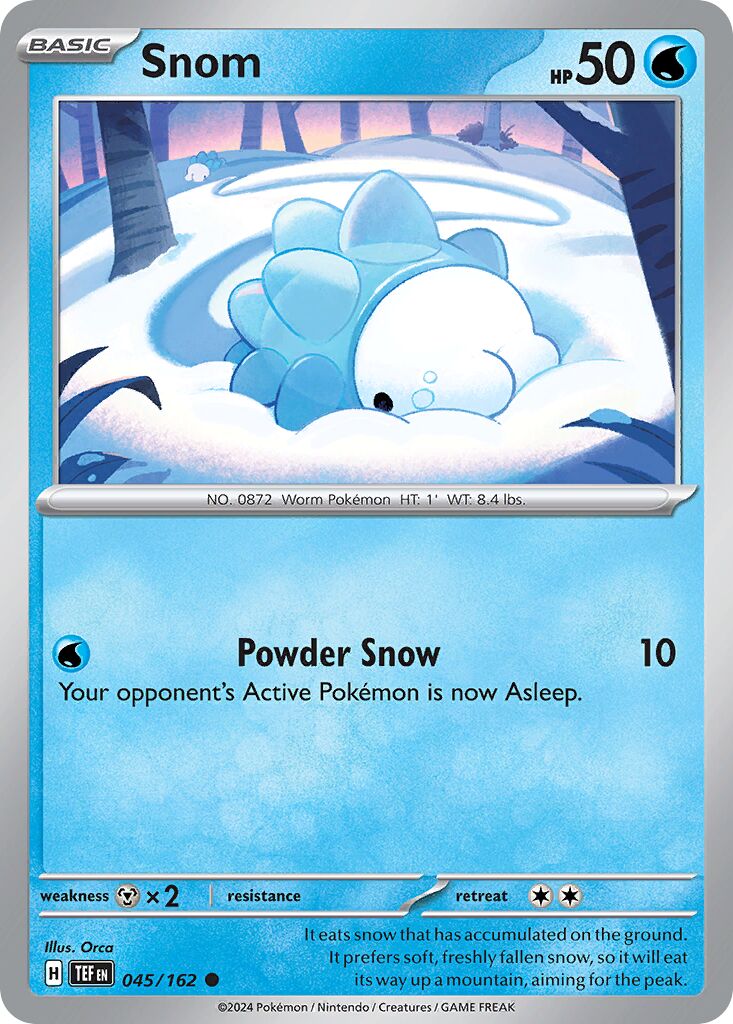 Snom 045/218 — Temporal Forces (English Pokémon TCG card)