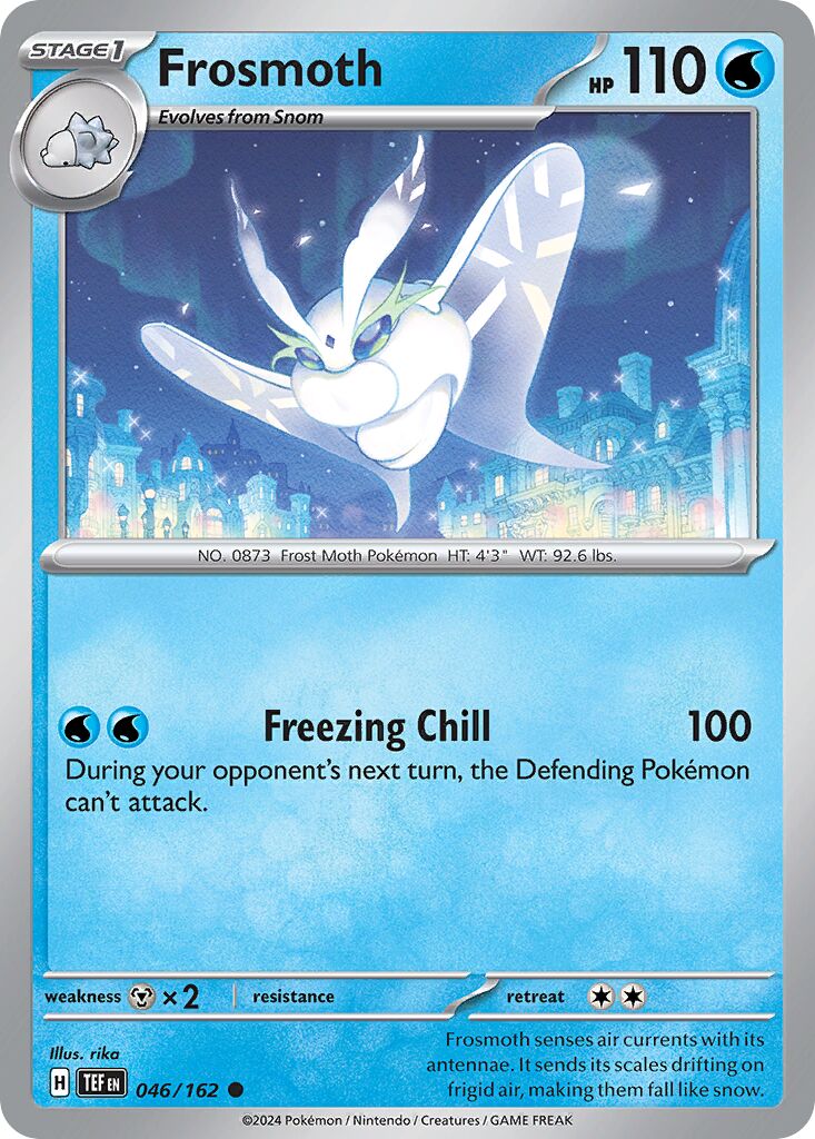 Frosmoth 046/218 — Temporal Forces (English Pokémon TCG card)