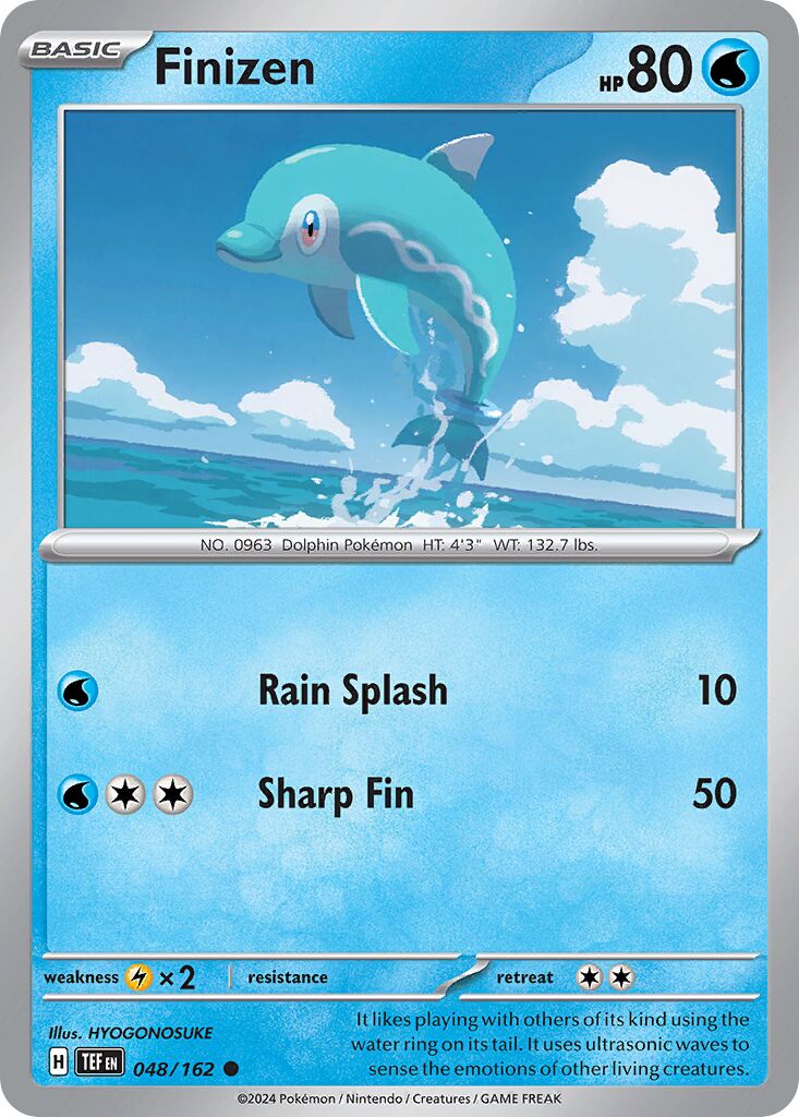 Finizen 048/218 — Temporal Forces (English Pokémon TCG card)