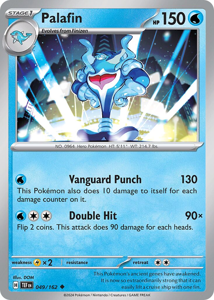 Palafin 049/218 — Temporal Forces (English Pokémon TCG card)