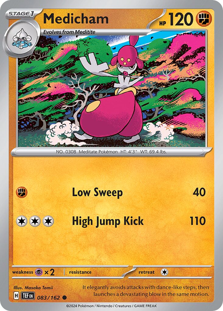 Medicham 083/218 — Temporal Forces (English Pokémon TCG card)