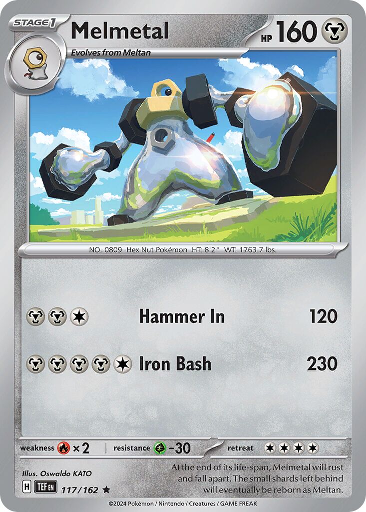 Melmetal 117/218 — Temporal Forces (English Pokémon TCG card)