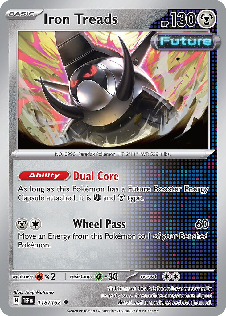 Iron Treads 118/218 — Temporal Forces (English Pokémon TCG card)
