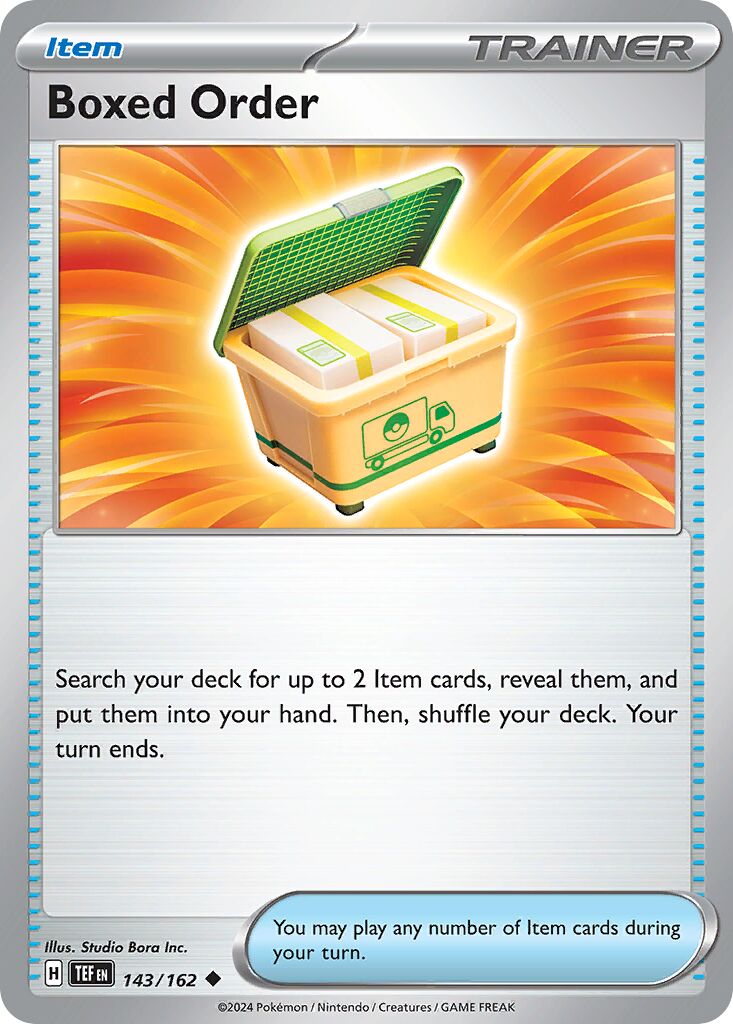 Boxed Order 143/218 — Temporal Forces (English Pokémon TCG card)