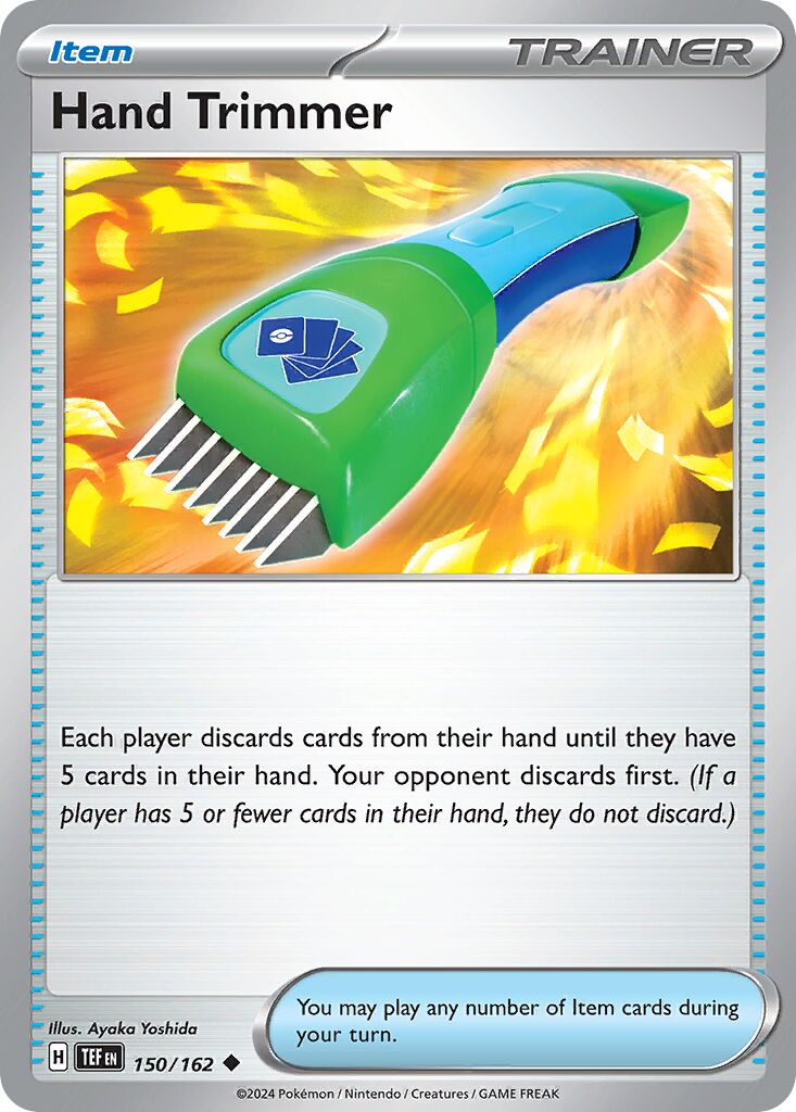 Hand Trimmer 150/218 — Temporal Forces (English Pokémon TCG card)