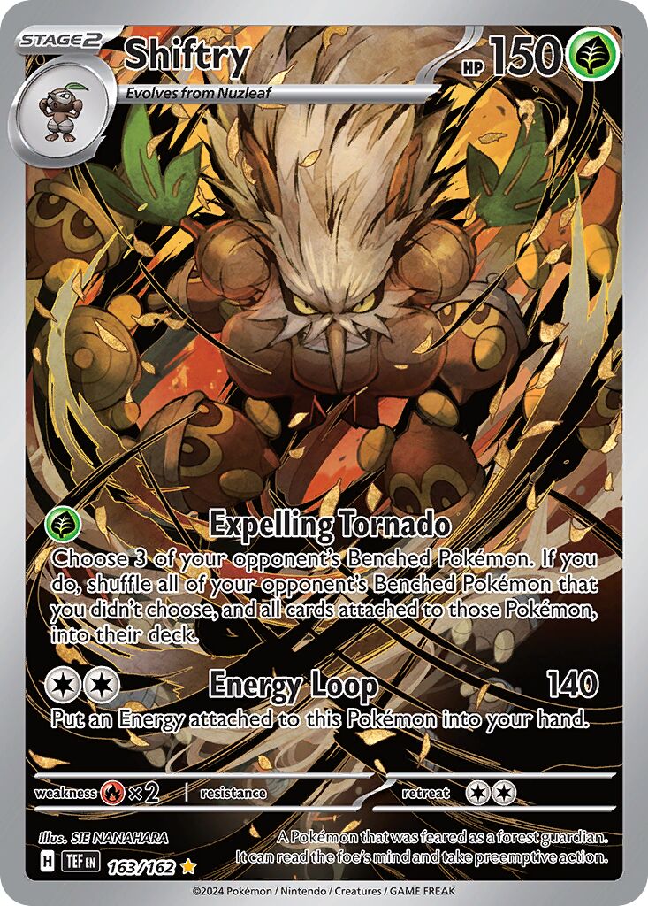 Shiftry 163/218 — Temporal Forces (English Pokémon TCG card)