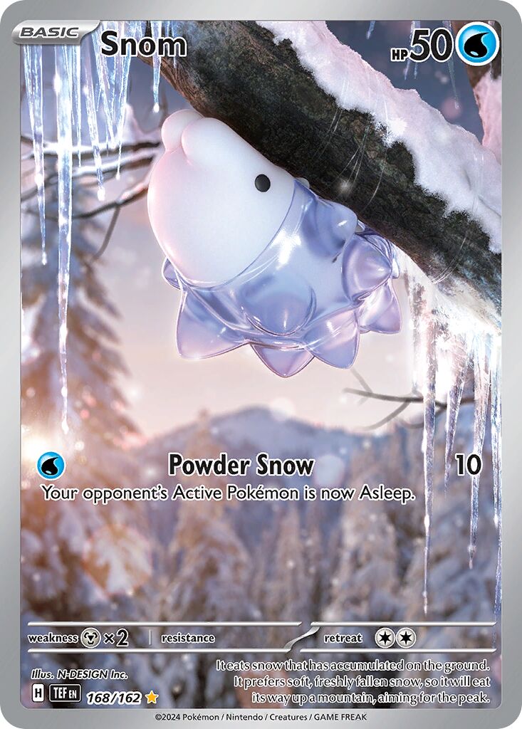 Snom 168/218 — Temporal Forces (English Pokémon TCG card)