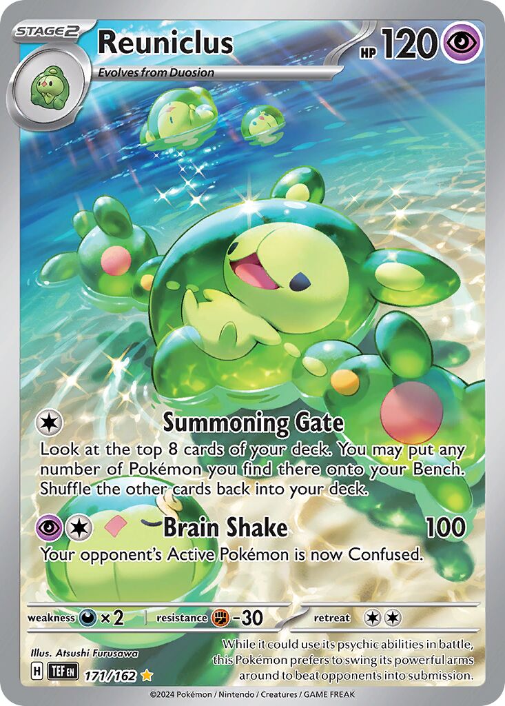 Reuniclus 171/218 — Temporal Forces (English Pokémon TCG card)