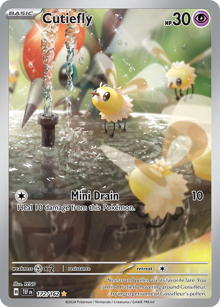 Cutiefly 172/218 — Temporal Forces (English Pokémon TCG card)