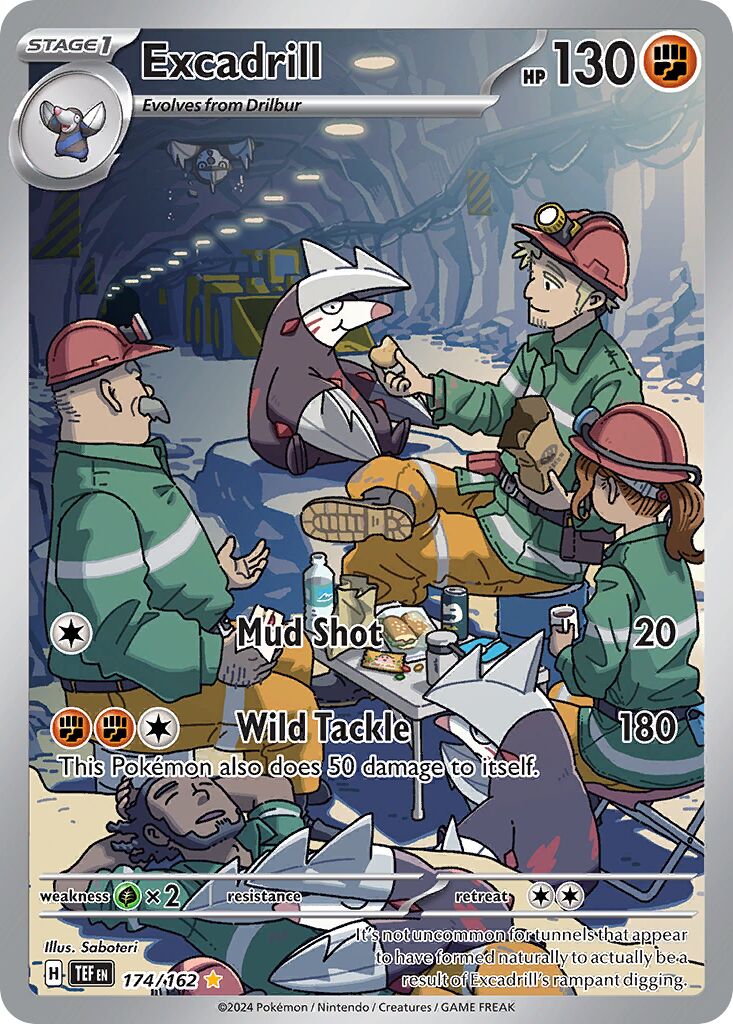 Excadrill 174/218 — Temporal Forces (English Pokémon TCG card)