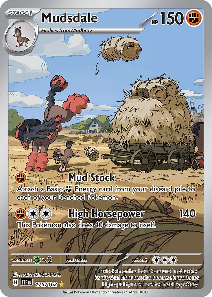 Mudsdale 175/218 — Temporal Forces (English Pokémon TCG card)