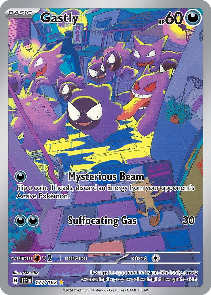 Gastly 177/218 — Temporal Forces (English Pokémon TCG card)