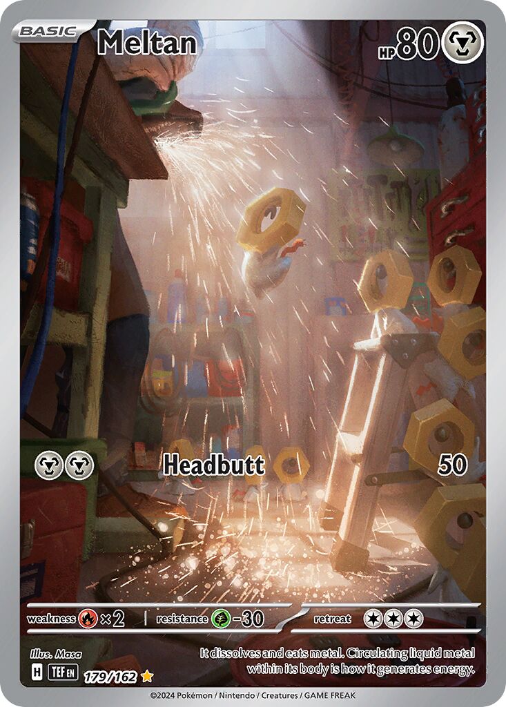 Meltan 179/218 — Temporal Forces (English Pokémon TCG card)