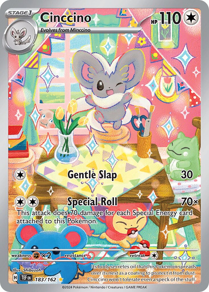 Cinccino 183/218 — Temporal Forces (English Pokémon TCG card)