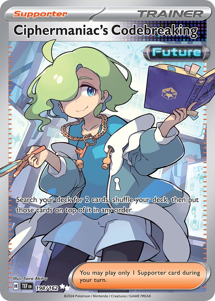 Ciphermaniac's Codebreaking 198/218 — Temporal Forces (English Pokémon TCG card)