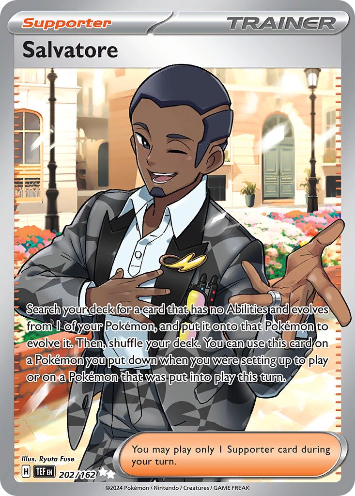 Salvatore 202/218 — Temporal Forces (English Pokémon TCG card)