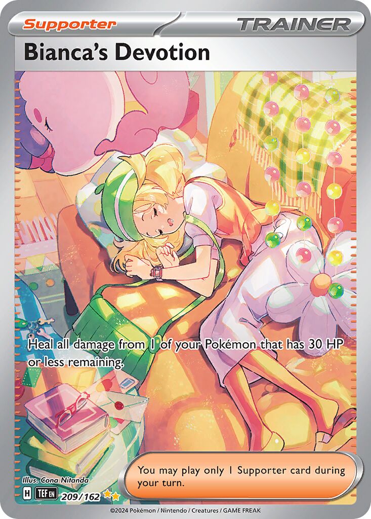 Bianca's Devotion 209/218 — Temporal Forces (English Pokémon TCG card)