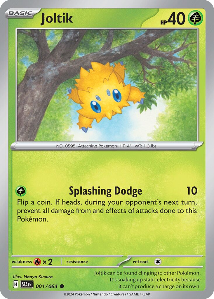 Joltik 001/099 — Shrouded Fable (English Pokémon TCG card)