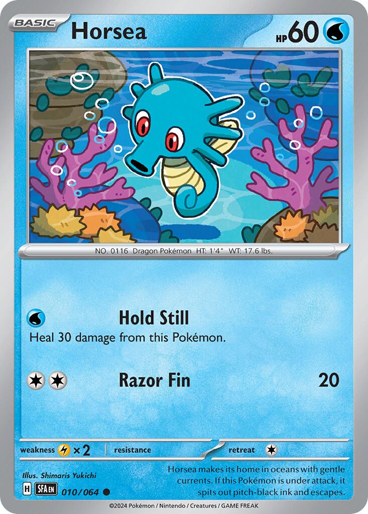 Horsea 010/099 — Shrouded Fable (English Pokémon TCG card)