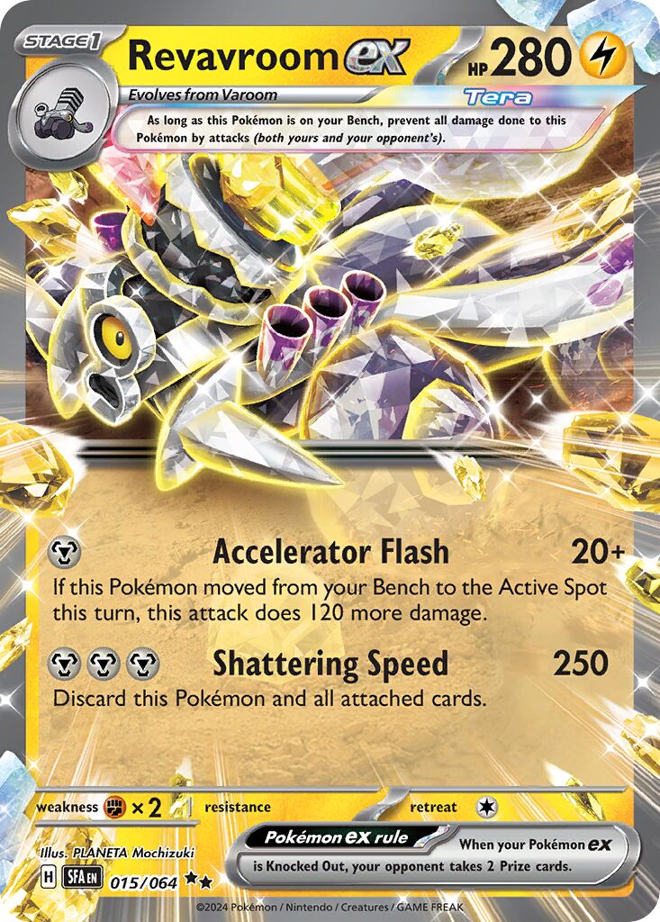Revavroom ex 015/099 — Shrouded Fable (English Pokémon TCG card)