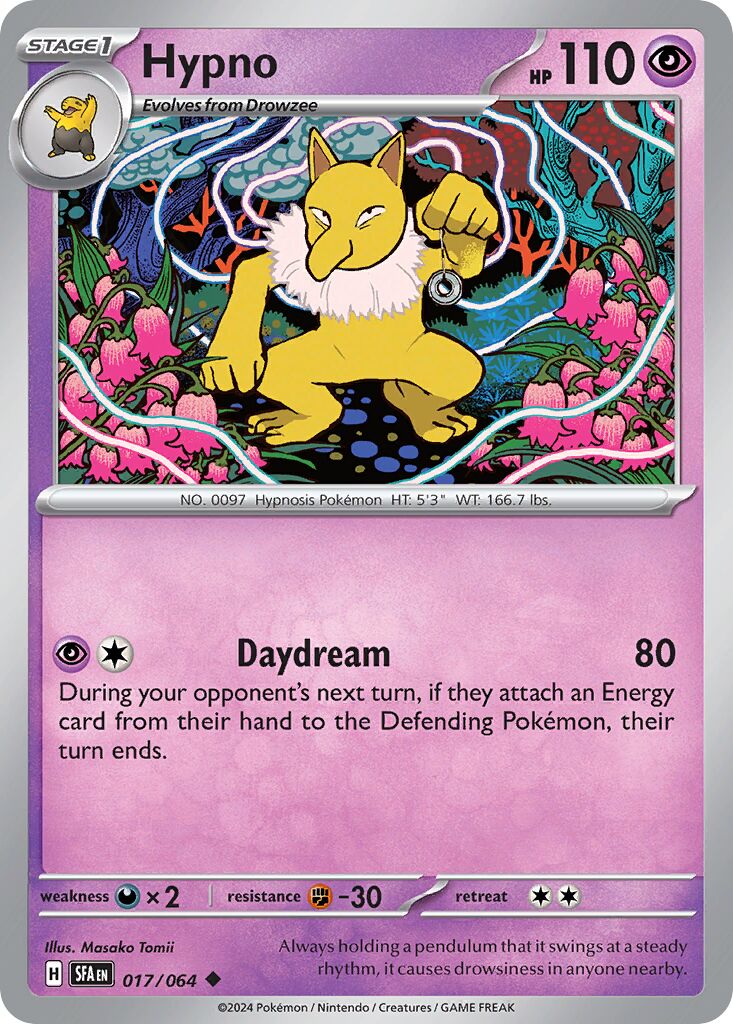 Hypno 017/099 — Shrouded Fable (English Pokémon TCG card)