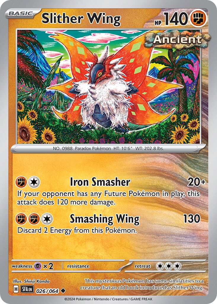 Slither Wing 026/099 — Shrouded Fable (English Pokémon TCG card)