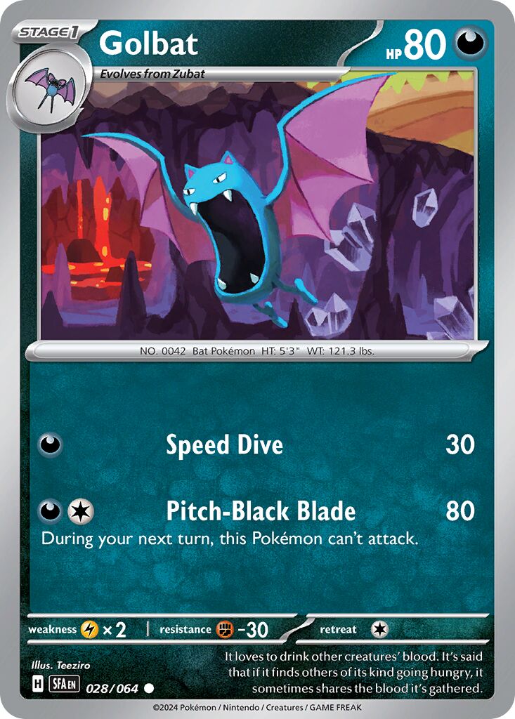 Golbat 028/099 — Shrouded Fable (English Pokémon TCG card)