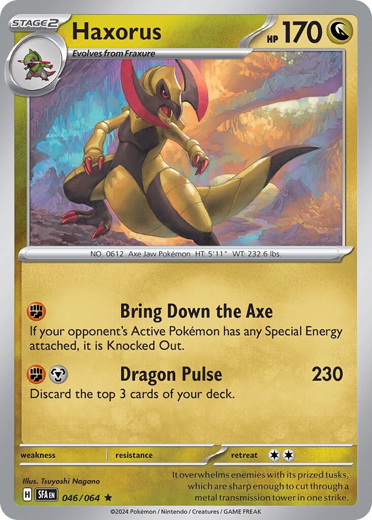 Haxorus 046/099 — Shrouded Fable (English Pokémon TCG card)