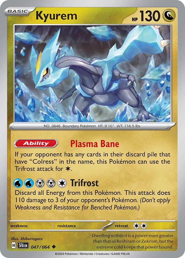 Kyurem 047/099 — Shrouded Fable (English Pokémon TCG card)