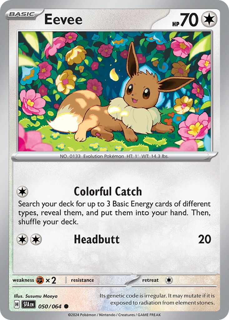 Eevee 050/099 — Shrouded Fable (English Pokémon TCG card)