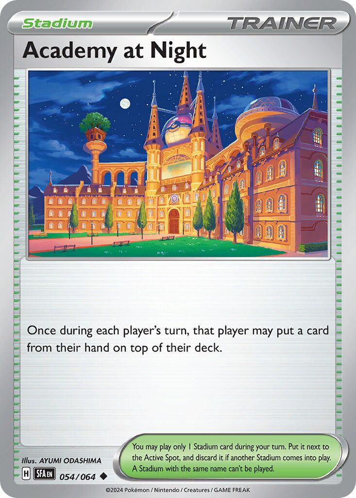 Academy at Night 054/099 — Shrouded Fable (English Pokémon TCG card)