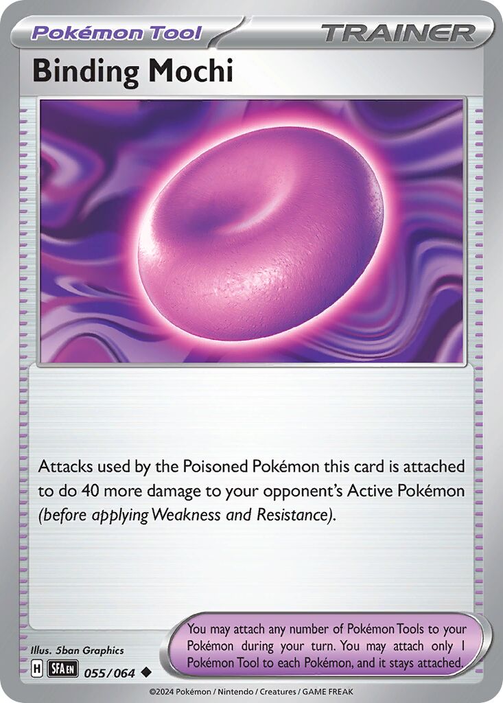 Binding Mochi 055/099 — Shrouded Fable (English Pokémon TCG card)