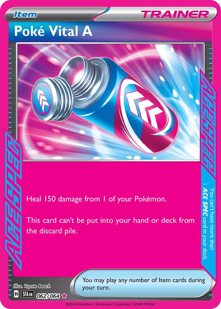 Poké Vital A 062/099 — Shrouded Fable (English Pokémon TCG card)
