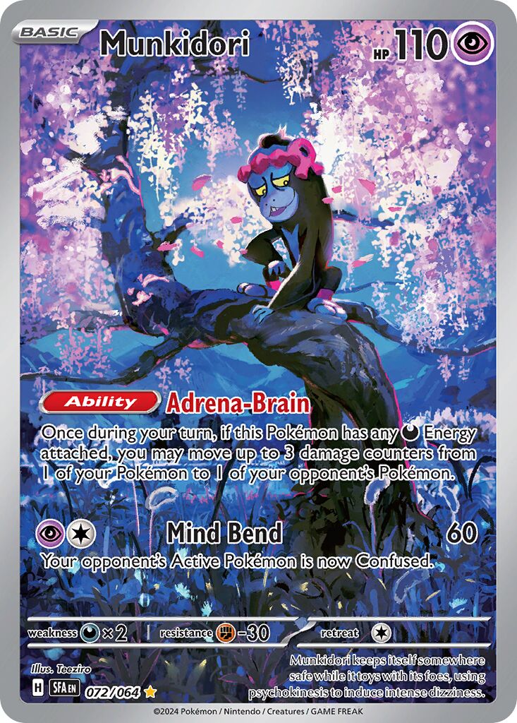 Munkidori 072/099 — Shrouded Fable (English Pokémon TCG card)