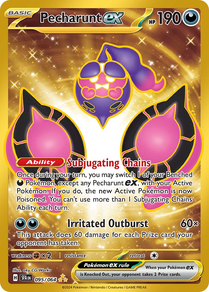 Pecharunt ex 095/099 — Shrouded Fable (English Pokémon TCG card)