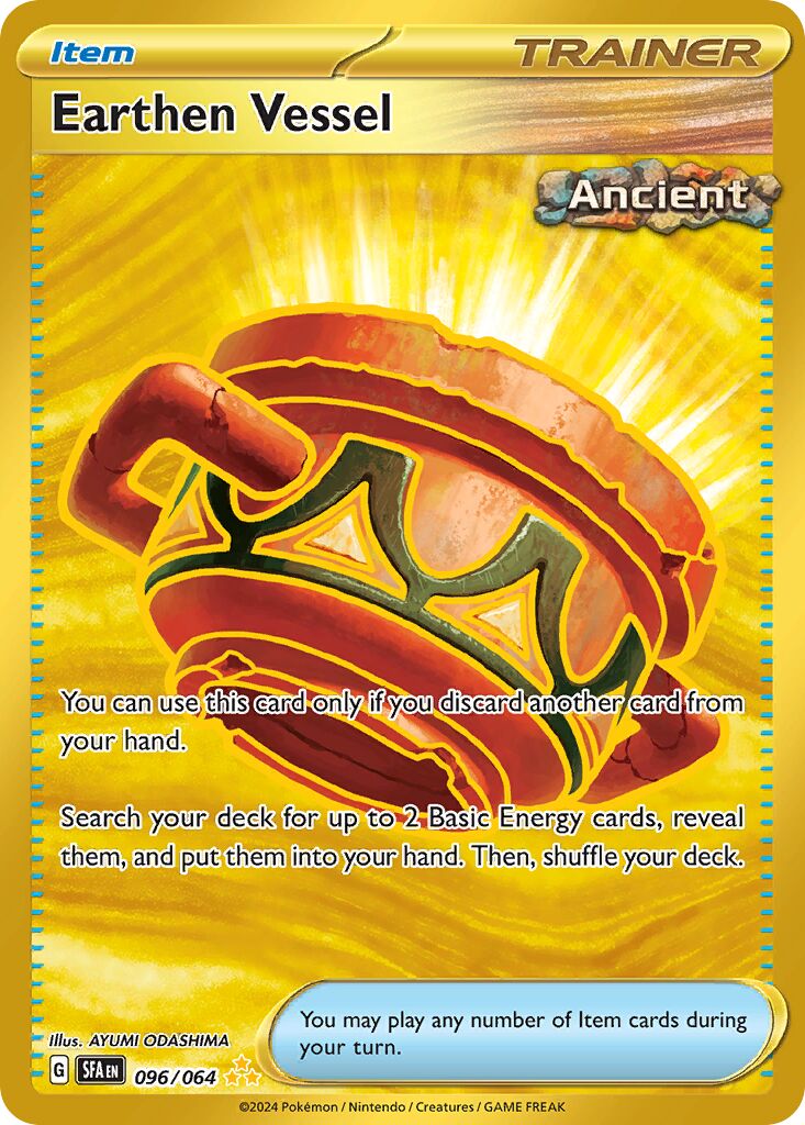 Earthen Vessel 096/099 — Shrouded Fable (English Pokémon TCG card)