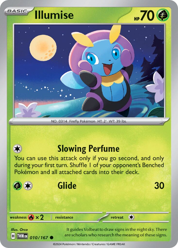 Illumise 010/226 — Twilight Masquerade (English Pokémon TCG card)
