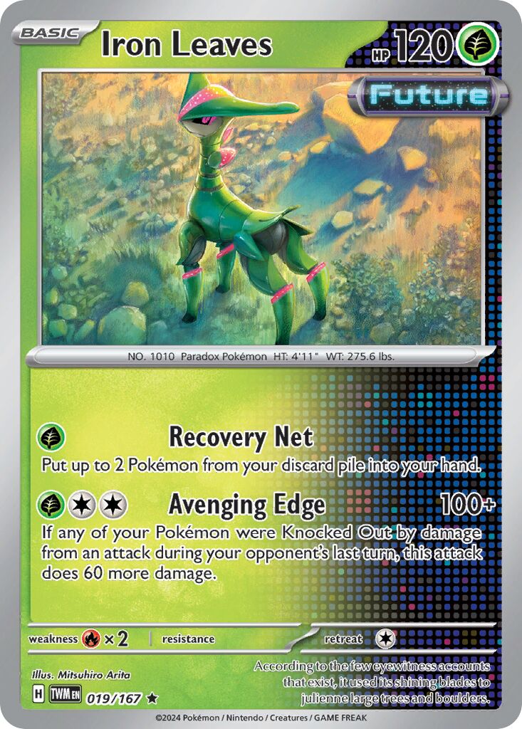 Iron Leaves 019/226 — Twilight Masquerade (English Pokémon TCG card)