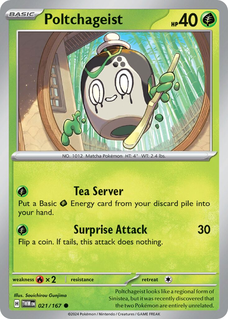 Poltchageist 021/226 — Twilight Masquerade (English Pokémon TCG card)