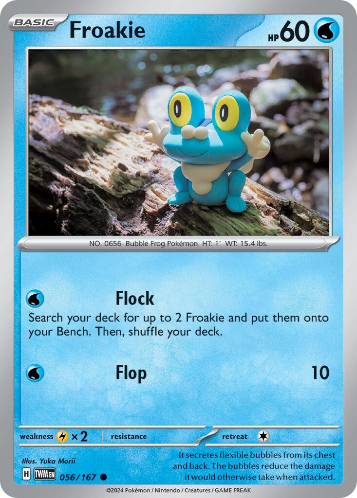 Froakie 056/226 — Twilight Masquerade (English Pokémon TCG card)