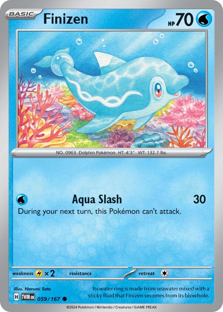 Finizen 059/226 — Twilight Masquerade (English Pokémon TCG card)