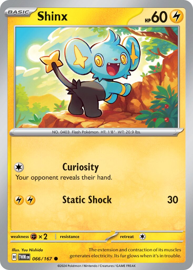 Shinx 066/226 — Twilight Masquerade (English Pokémon TCG card)
