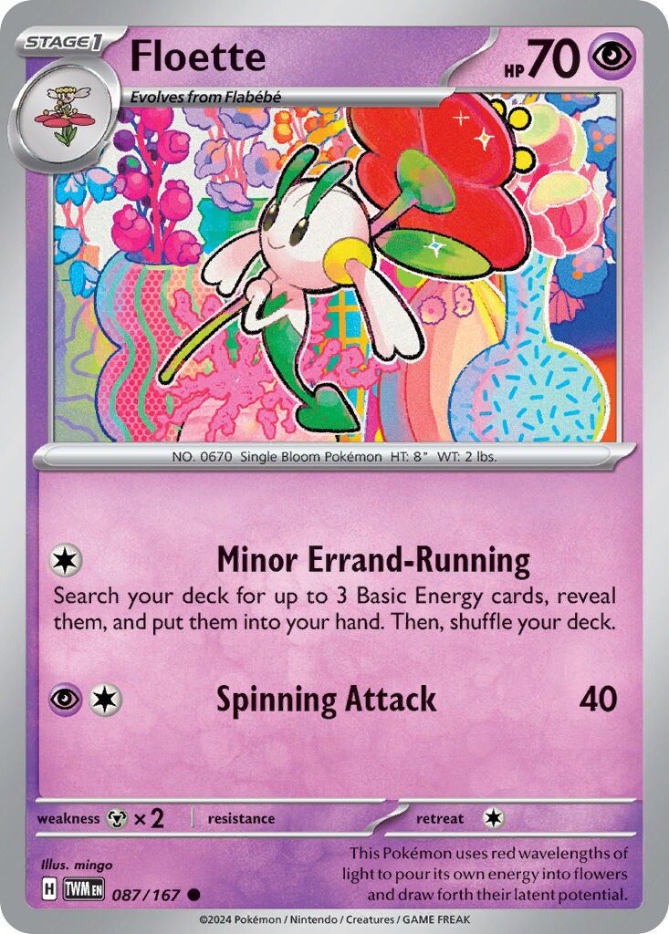 Floette 087/226 — Twilight Masquerade (English Pokémon TCG card)