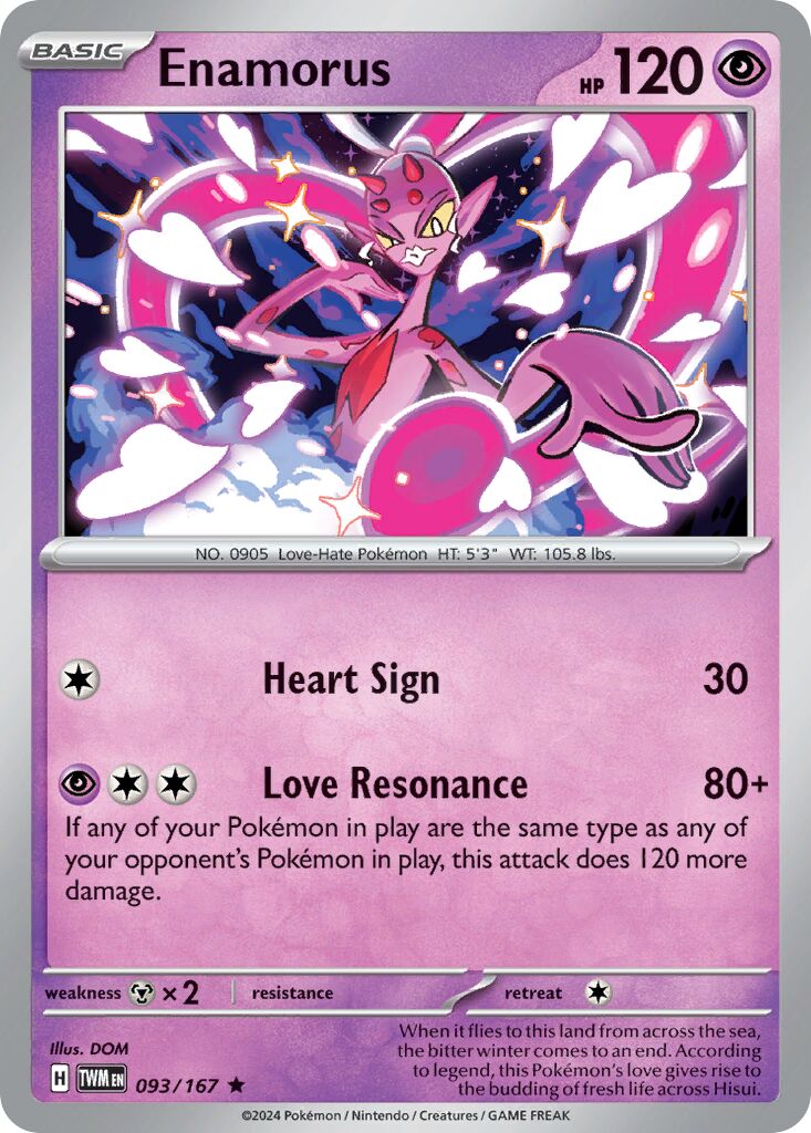 Enamorus 093/226 — Twilight Masquerade (English Pokémon TCG card)