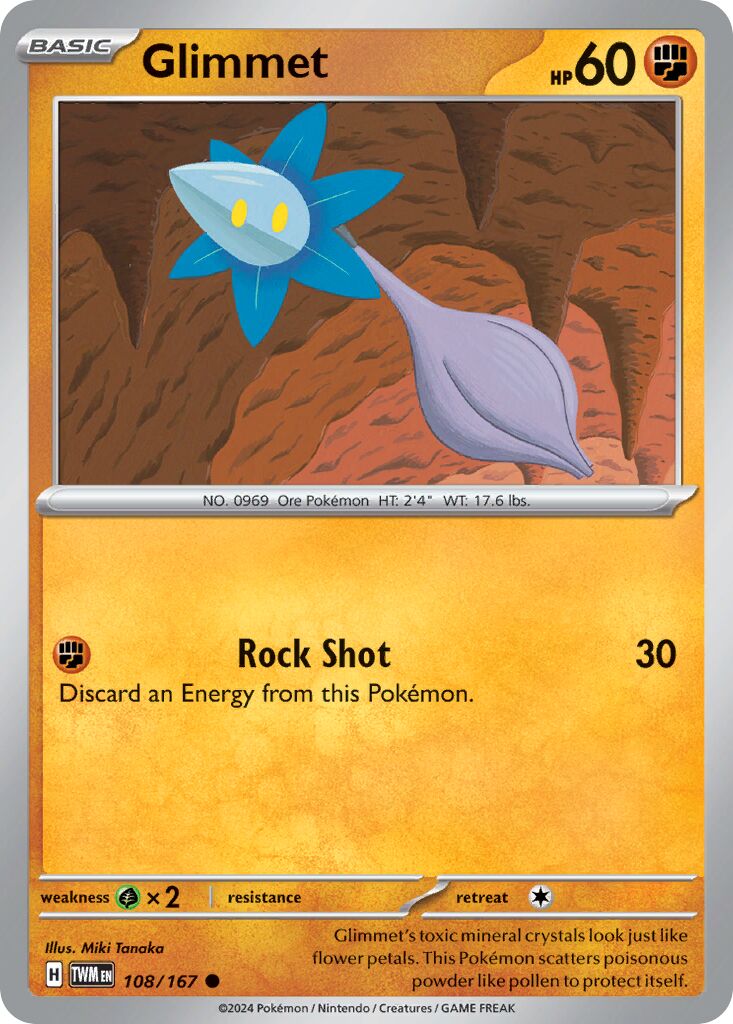 Glimmet 108/226 — Twilight Masquerade (English Pokémon TCG card)