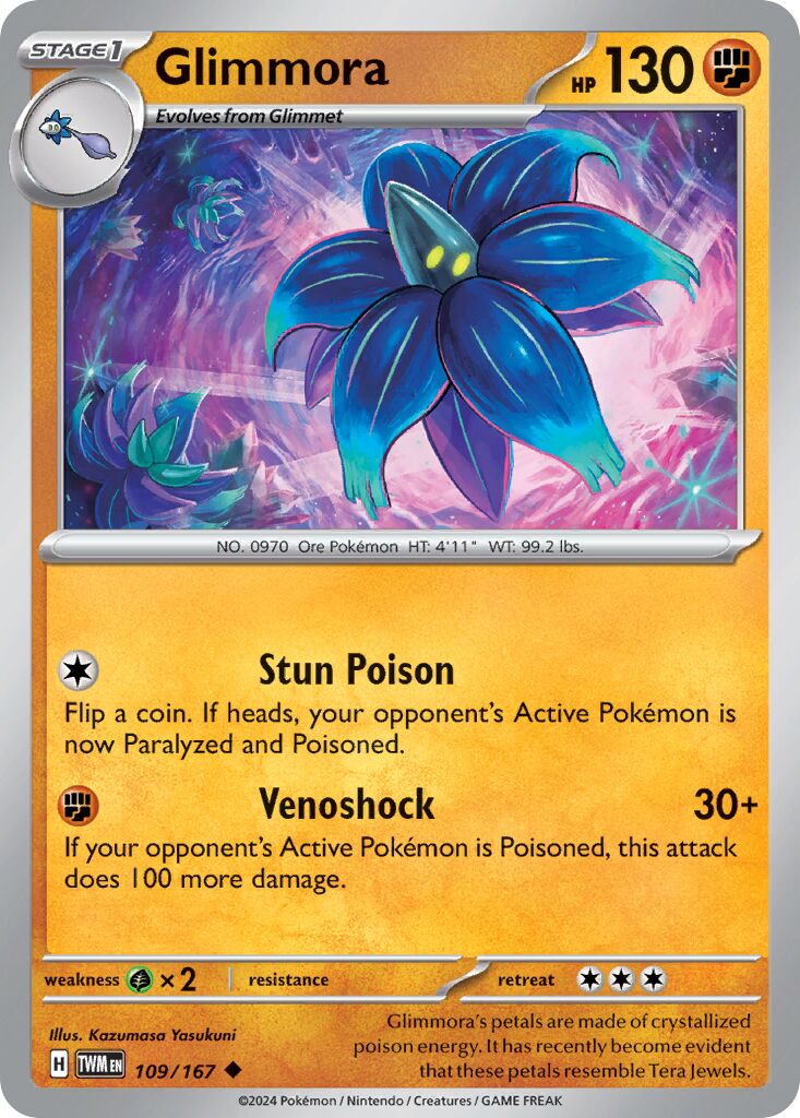 Glimmora 109/226 — Twilight Masquerade (English Pokémon TCG card)