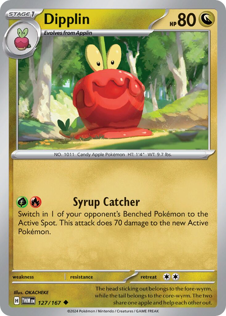 Dipplin 127/226 — Twilight Masquerade (English Pokémon TCG card)