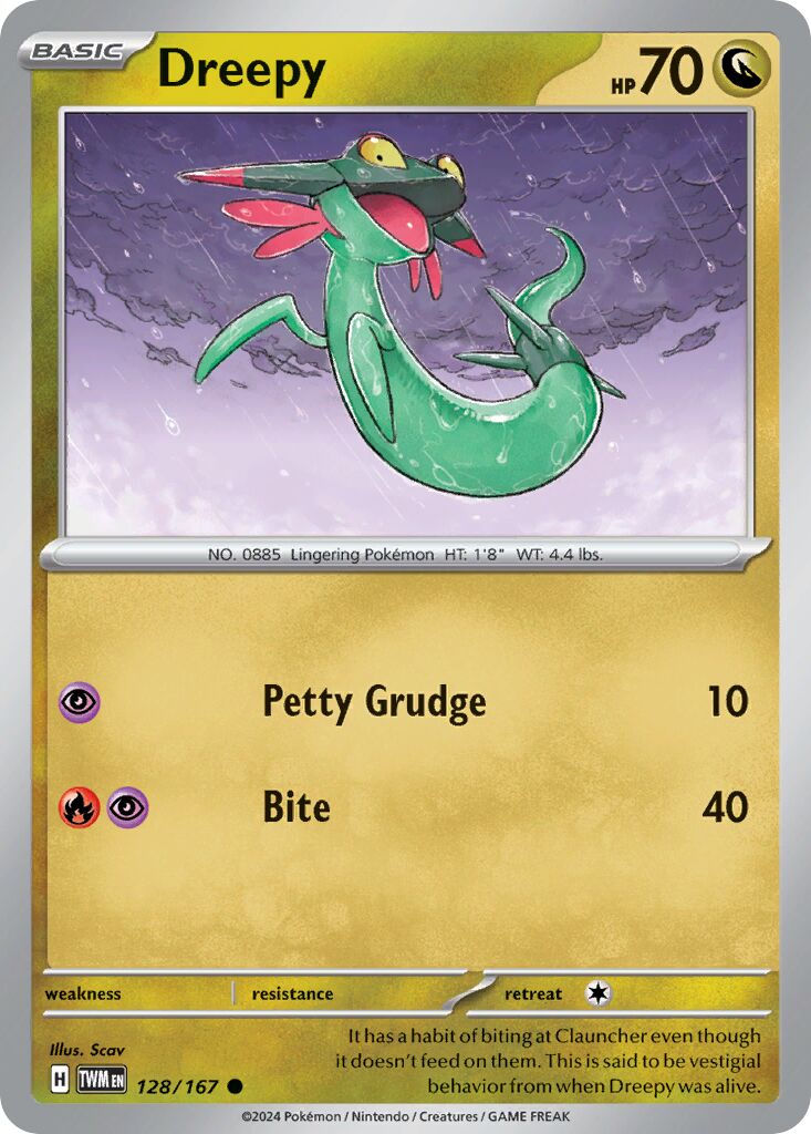 Dreepy 128/226 — Twilight Masquerade (English Pokémon TCG card)